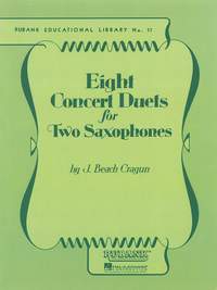 J. Beach Cragun: Eight Concert Duets for Two Saxophones