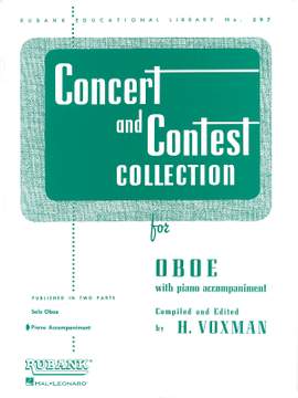 Concert And Contest Collection-Oboe (PA)