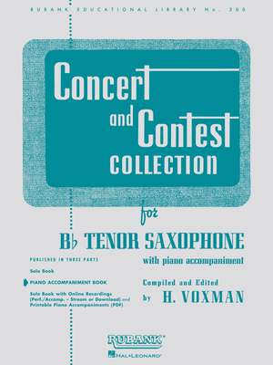 Concert And Contest Collection-Tenor Saxophone(PA)