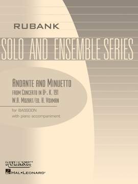 Wolfgang Amadeus Mozart: Andante and Menuetto (from Concerto in Bb, K.191)