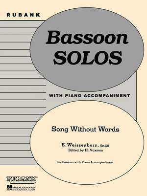 Julius Weissenborn: Song Without Words, Op. 226