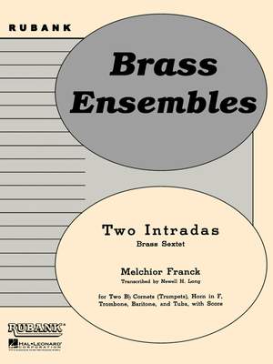 Melchior Franck: Two Intradas