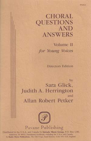 Choral Questions & Answers II: Young Voices