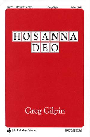 Greg Gilpin: Hosanna Deo!