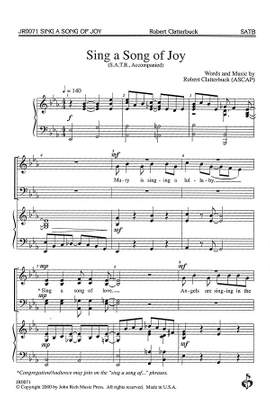 Robert C. Clatterbuck: Sing a Song of Joy