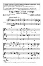 Georg Friedrich Händel: Sing to the God of Triumph Product Image