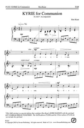 Ron Kean: Kyrie for Communion