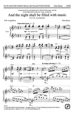 Peter Boyer: And The Night Shall Be Filled With Music