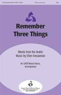 Ellen Foncannon: Remember Three Things