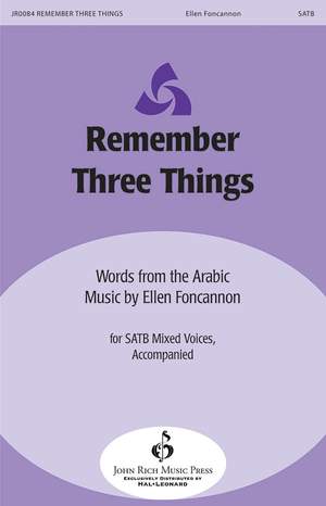Ellen Foncannon: Remember Three Things