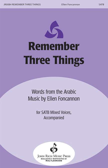 Ellen Foncannon: Remember Three Things