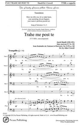 Jacob Handl: Trahe me post te