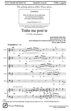 Jacob Handl: Trahe me post te