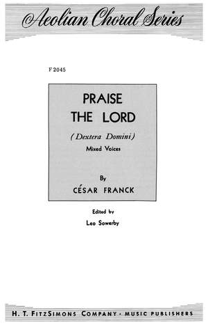 César Franck: Praise the Lord