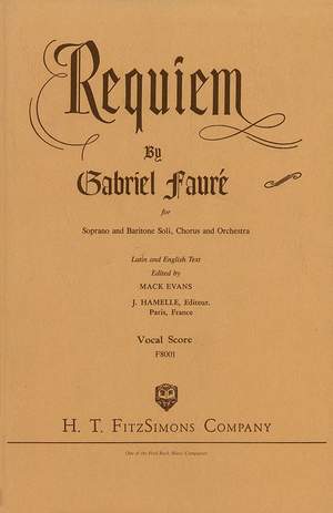 Gabriel Fauré: Requiem