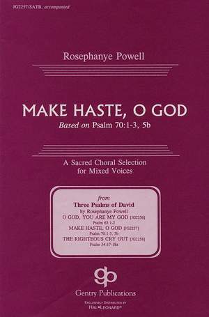 Rosephanye Powell: Make Haste, O God