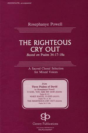 Rosephanye Powell: The Righteous Cry Out