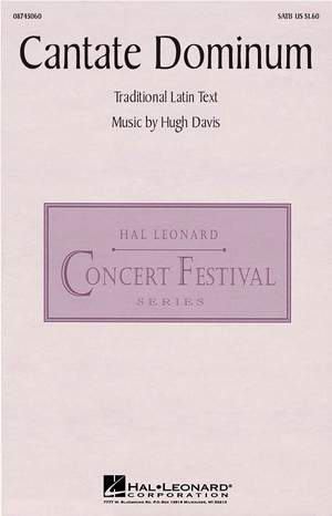 Hugh Davis: Cantate Dominum