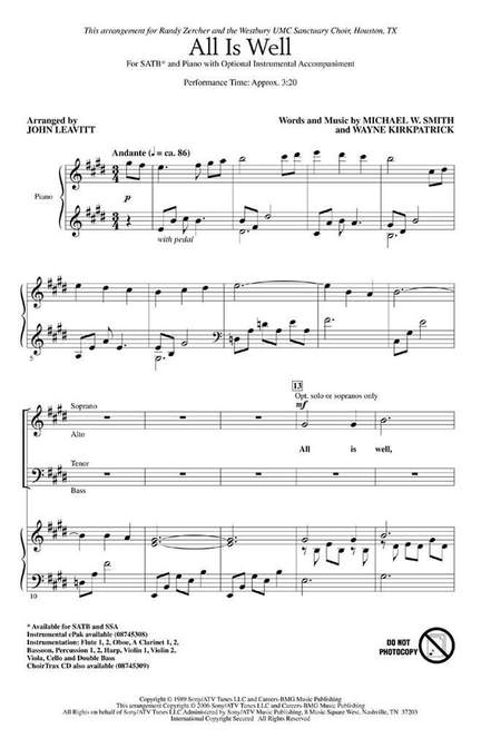 Michael W. Smith_Wayne Kirkpatrick: All Is Well