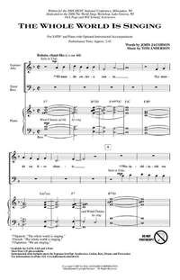 John Jacobson_Tom Anderson: The Whole World Is Singing