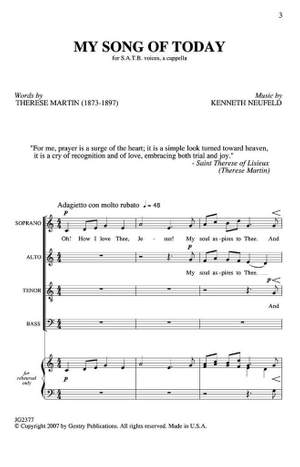 Kenneth Neufeld: My Song of Today