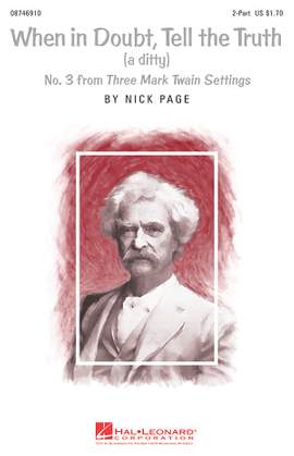 Nick Page: When in Doubt, Tell the Truth