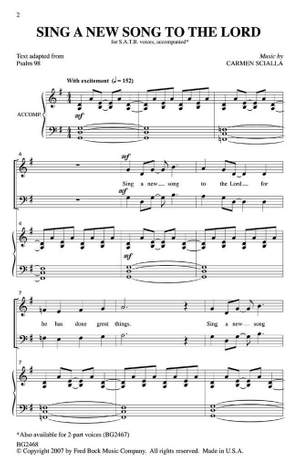 Carmen Scialla: Sing a New Song to the Lord