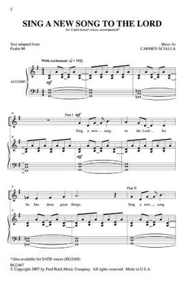 Carmen Scialla: Sing a New Song to the Lord