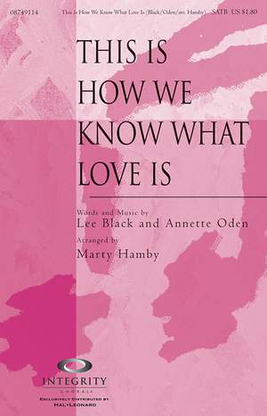 Annette Oden_Lee Black: This Is How We Know What Love Is