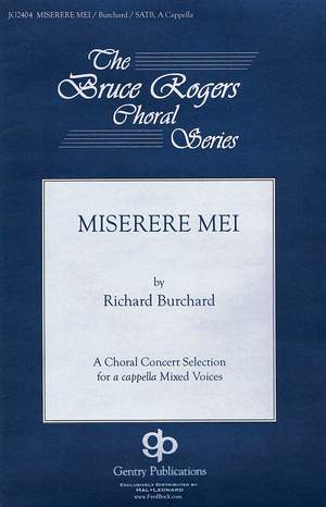 Richard Burchard: Miserere Mei