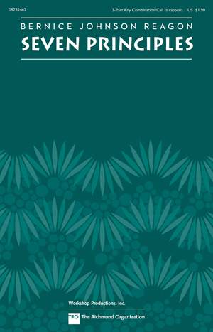 Bernice Johnson Reagon: Seven Principles