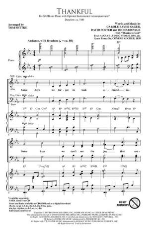 Carole Bayer Sager_David Foster_Richard Page: Thankful
