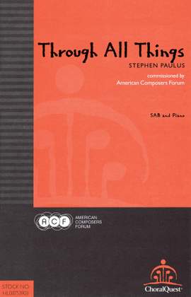 Stephen Paulus: Through All Things
