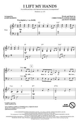 Chris Tomlin_Louie Giglio_Matt Maher: I Lift My Hands