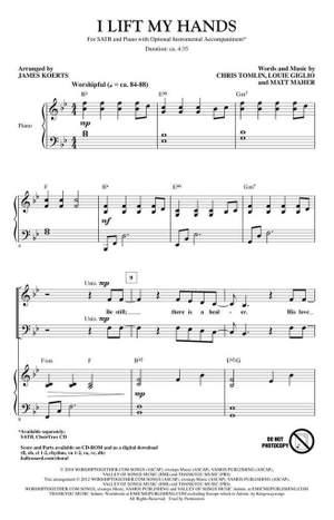 Chris Tomlin_Louie Giglio_Matt Maher: I Lift My Hands