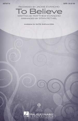 Matthew Evancho: To Believe