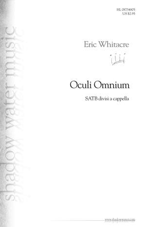 Eric Whitacre: Oculi Omnium