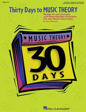 Ellen Wilmeth: Thirty Days to Music Theory Classroom Resource