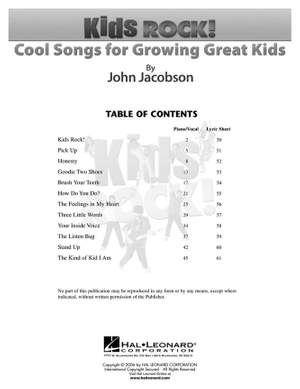 John Jacobson: Kids Rock! - Cool Songs for Growing Great Kids