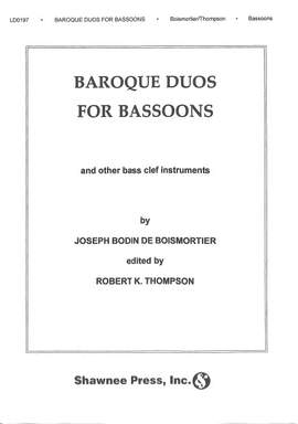 Joseph Bodin de Boismortier: Baroque Duos for Bassoons