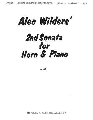 Alec Wilder: Sonata No. 2 for Horn and Piano