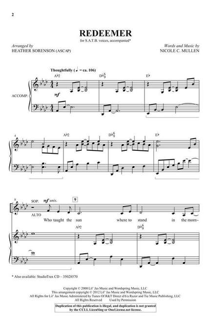 Nicole C. Mullen: Redeemer