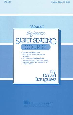 David Bauguess: The Jenson Sight Singing Course Vol. I