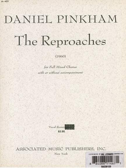 Daniel Pinkham: Reproaches (1960)
