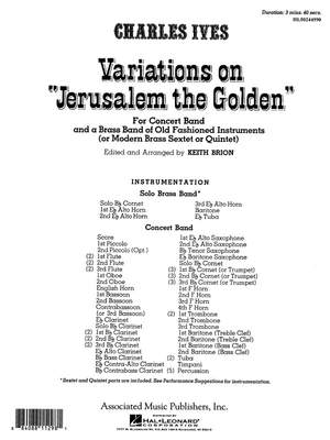 Variations on Jerusalem the Golden