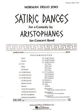N Dello Joio: Satiric Dances Concert Band Full Score