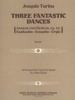 Joaquín Turina: Three (3) Fantastic Dances, Op. 22