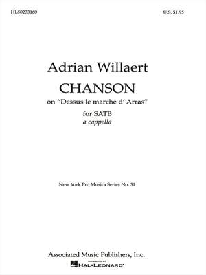 Adrian Willaert: Dessus le Marché d'Arras