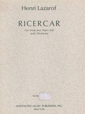 Henri Lazarof: Ricercar (1968)