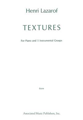 Henri Lazarof: Textures (1970)